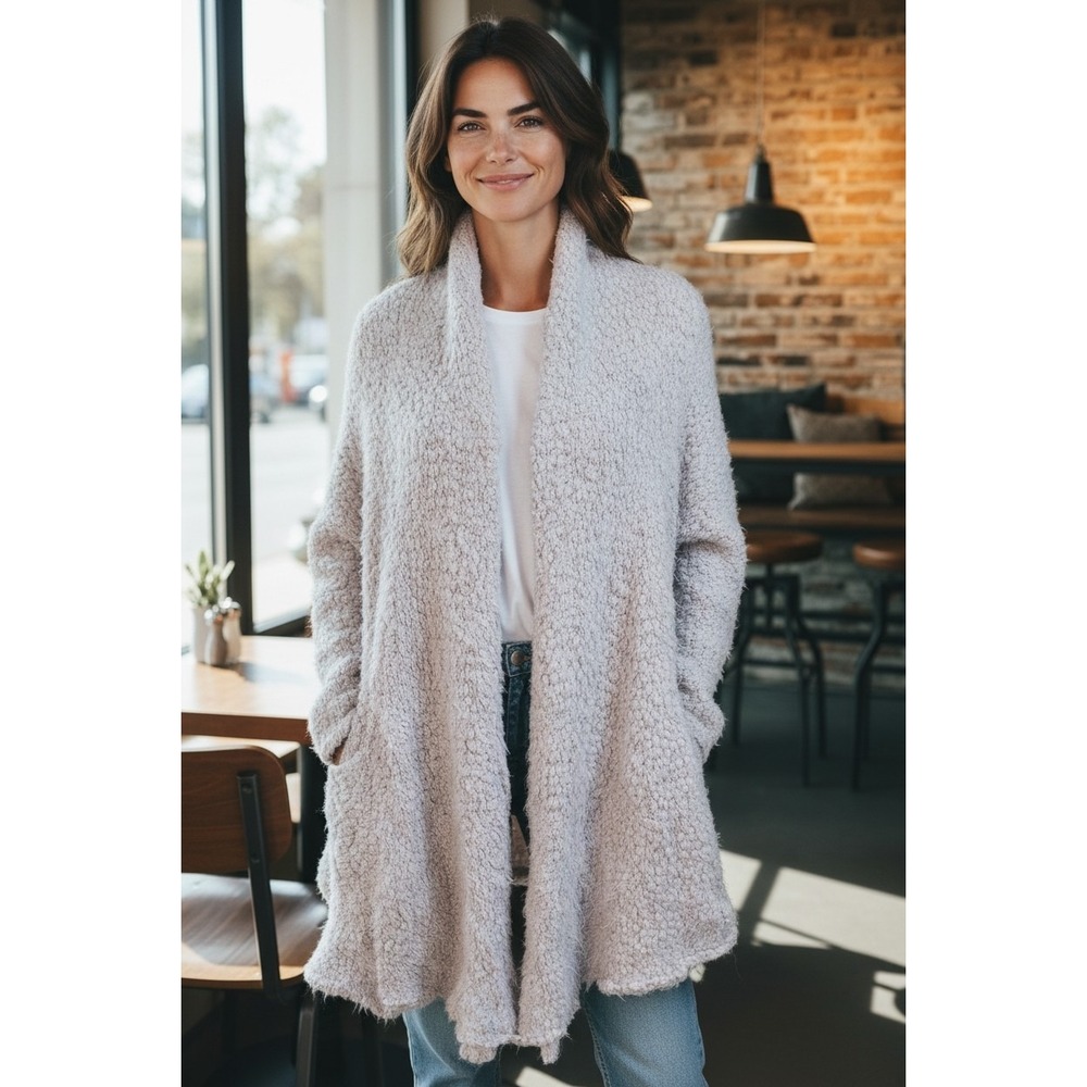 Vici‎ Cardigan Sweater M/L Waterfall Style Cozycore Minimalist  Women's